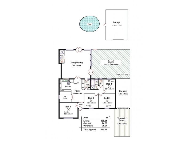 13 McVann Avenue, Paralowie SA 5108 Floorplan