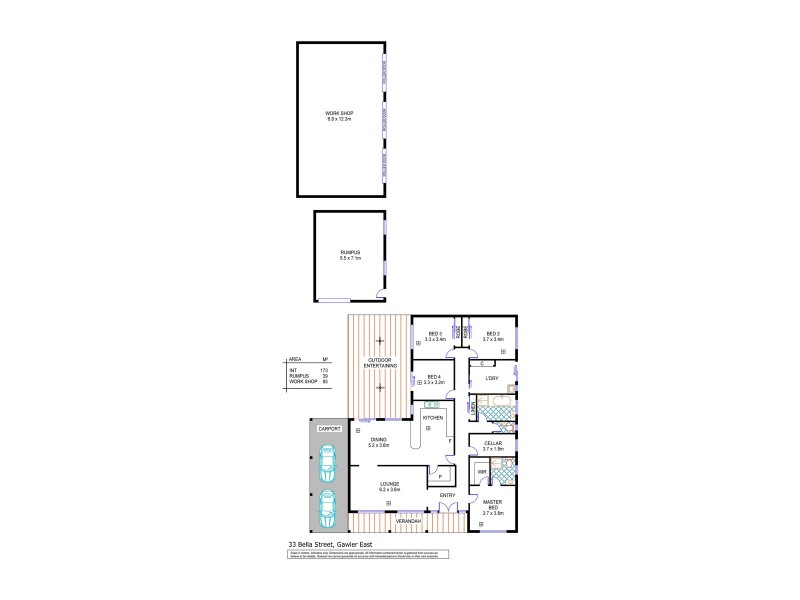 33 Bella Street, Gawler East SA 5118 Floorplan