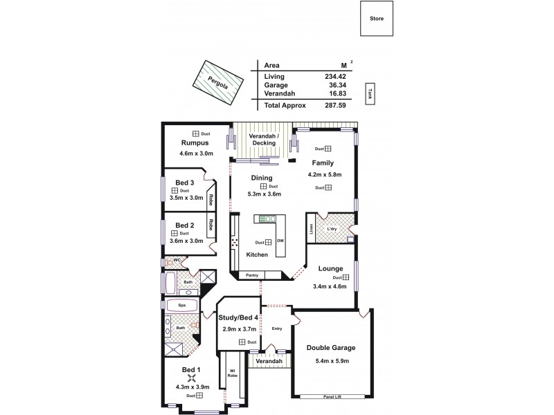 19 Mount Crawford Road, Williamstown SA 5351 Floorplan