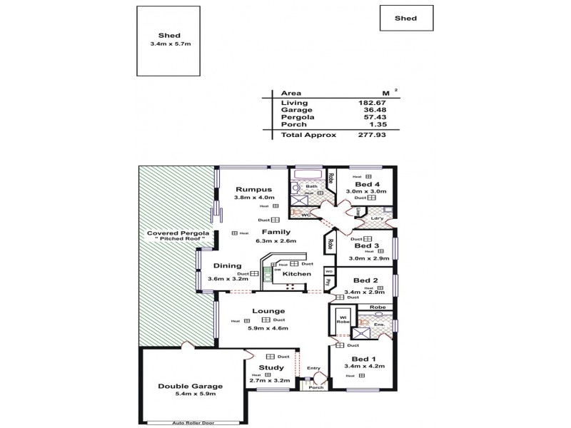 19A Sunnyside Drive, Evanston Park SA 5116 Floorplan