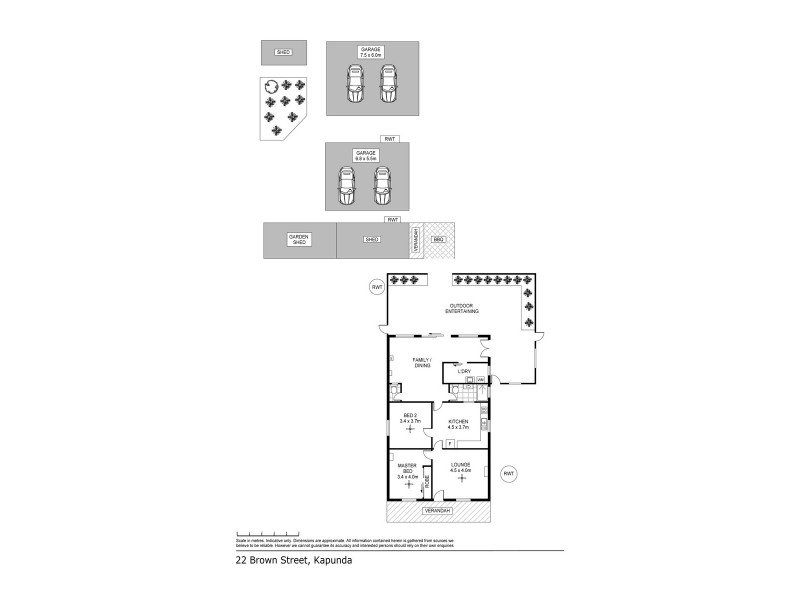 22 Brown Street, Kapunda SA 5373 Floorplan