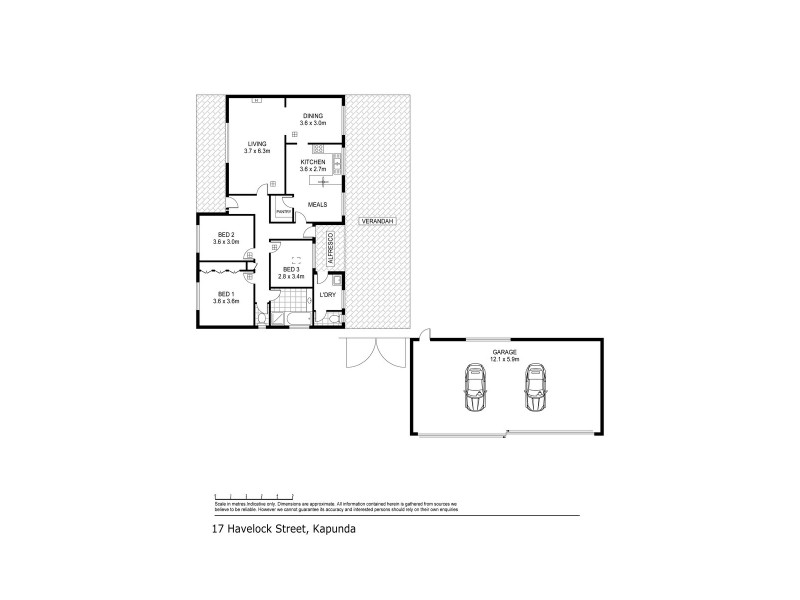 17 Havelock Street, Kapunda SA 5373 Floorplan