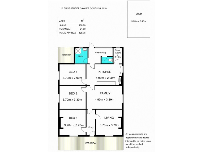 15 First Street, Gawler South SA 5118 Floorplan