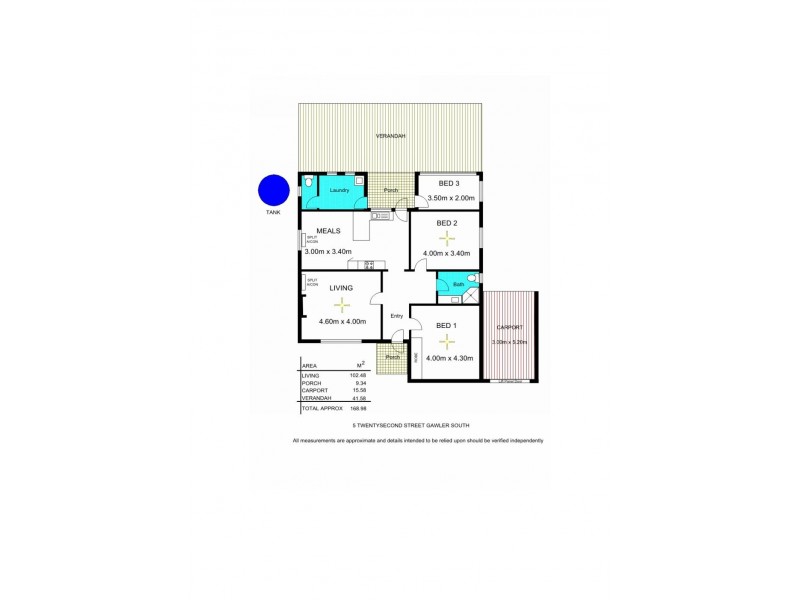 5 Twentysecond Street, Gawler South SA 5118 Floorplan