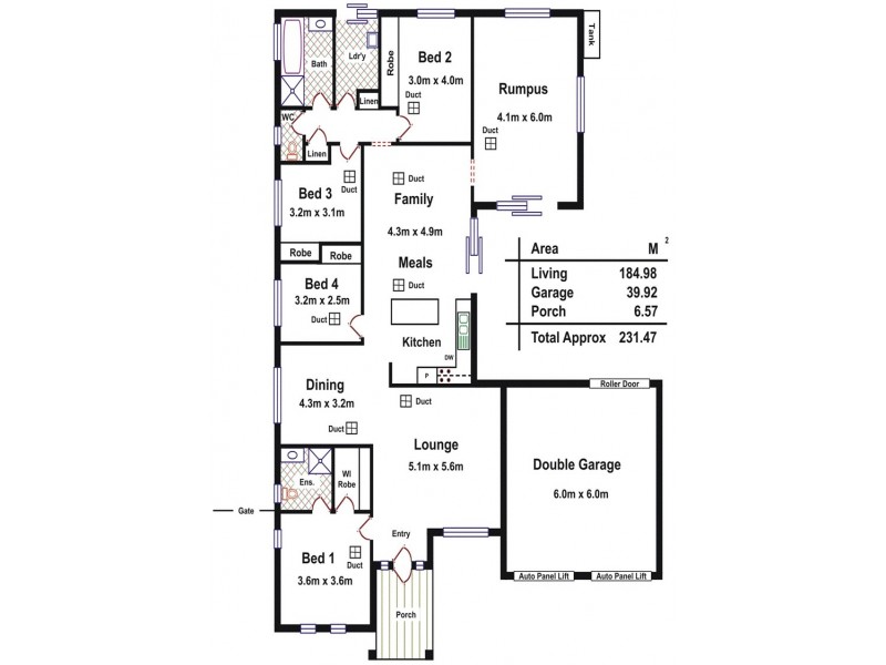 109 Lakeside Drive, Andrews Farm SA 5114 Floorplan