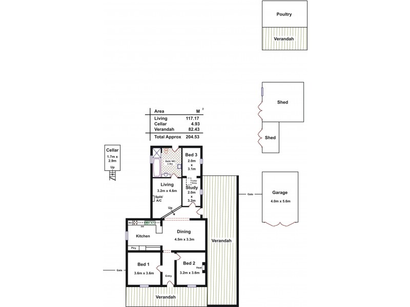 21 King Street, Lyndoch SA 5351 Floorplan