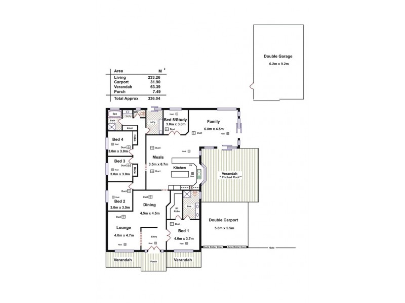 13 Daly Avenue, Freeling SA 5372 Floorplan