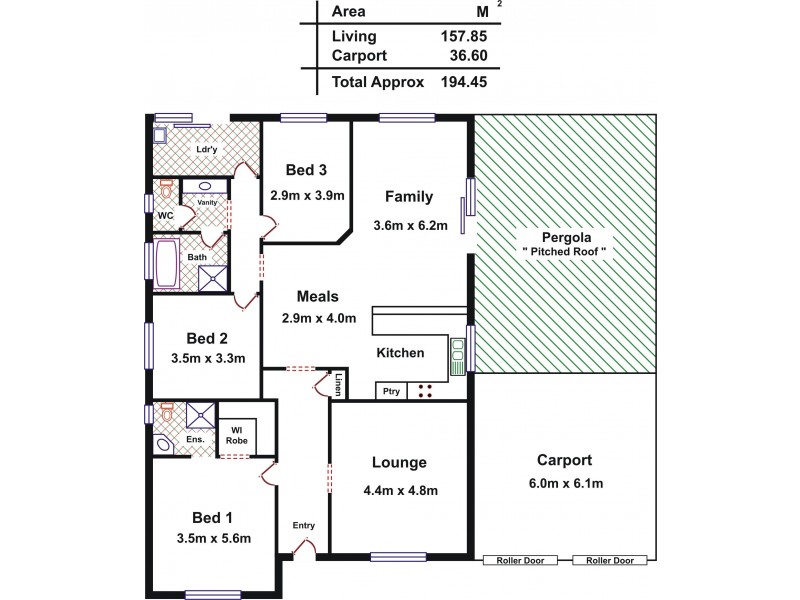 11 Meaney Drive, Freeling SA 5372 Floorplan