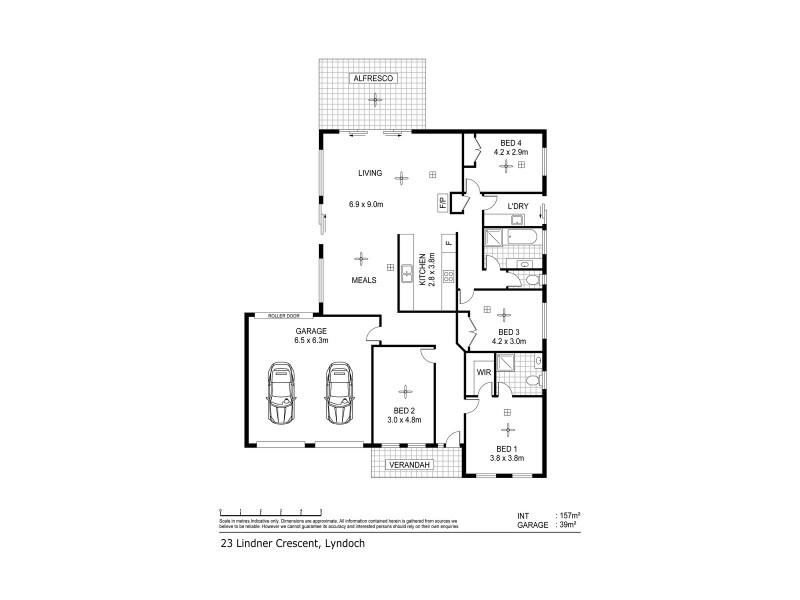 23 Lindner Crescent, Lyndoch SA 5351 Floorplan