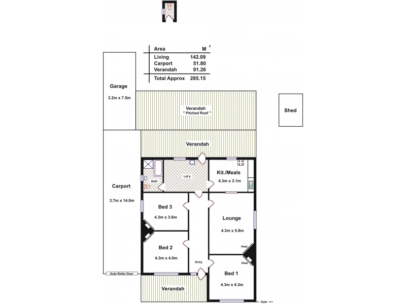 51 Aerodrome Road, Mallala SA 5502 Floorplan