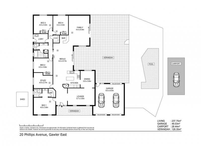 20 Phillips Avenue, Gawler East SA 5118 Floorplan