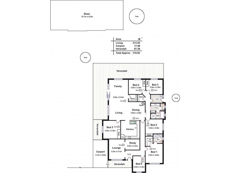 12 Saint Street, Balaklava SA 5461 Floorplan