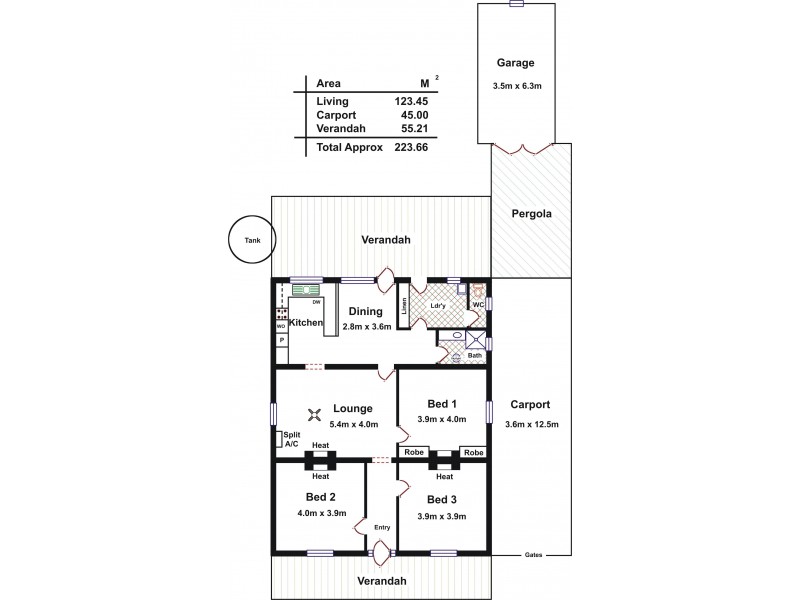23 Humphrey Street, Balaklava SA 5461 Floorplan