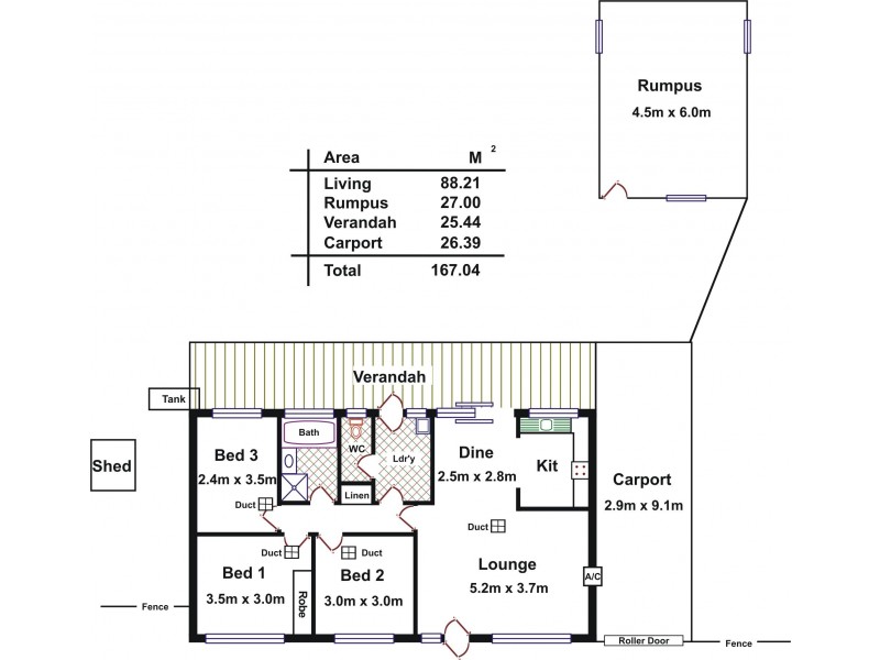 13 Jenkin Court, Mallala SA 5502 Floorplan