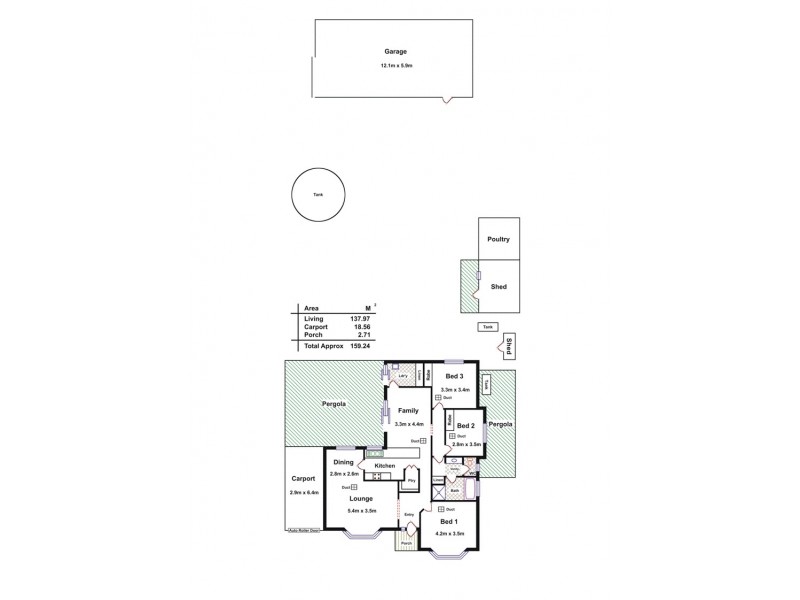 6 Fisher Street, Lyndoch SA 5351 Floorplan