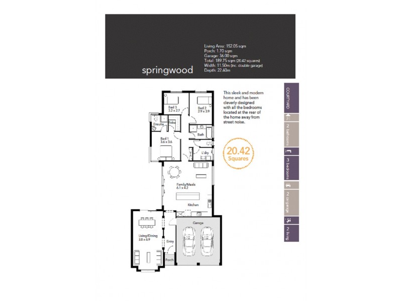 Lot 322 Jindabyne Street, Andrews Farm SA 5114 Floorplan