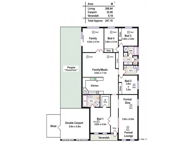 77 Lakeside Drive, Andrews Farm SA 5114 Floorplan