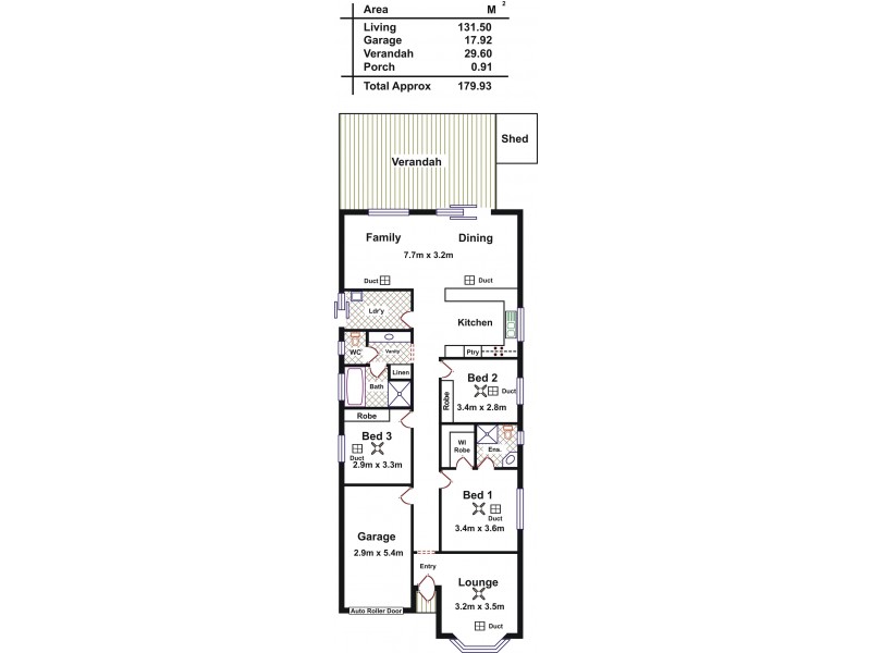 28B Rossiter Drive, Evanston Park SA 5116 Floorplan