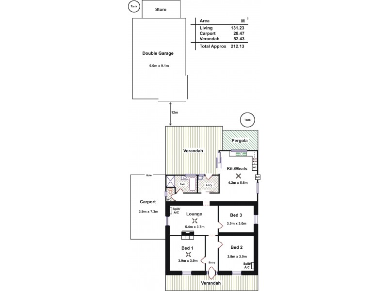 4 Phillips Street, Balaklava SA 5461 Floorplan