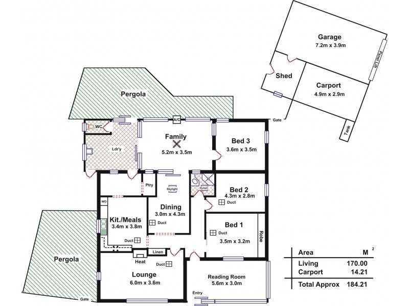 9 Ranger Street, Elizabeth Park SA 5113 Floorplan