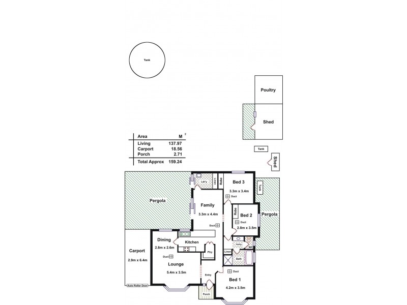 6 Fisher Street, Lyndoch SA 5351 Floorplan