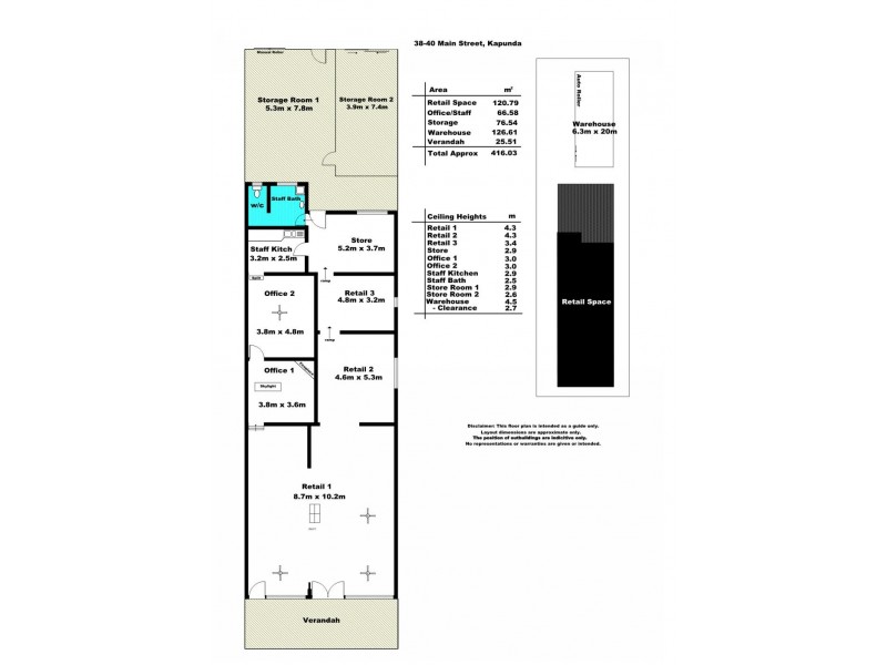 38-40 Main Street, Kapunda SA 5373 Floorplan