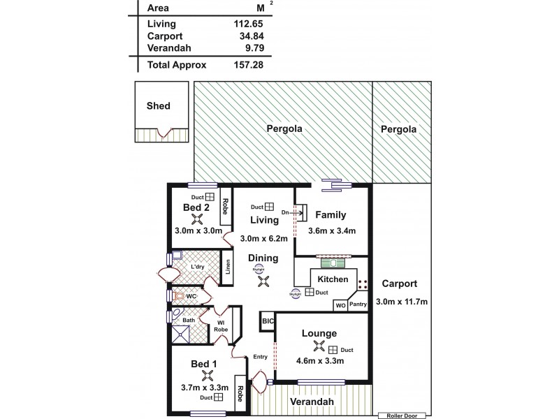Site 160 Waratah Road Elizabeth Village, Penfield SA 5121 Floorplan