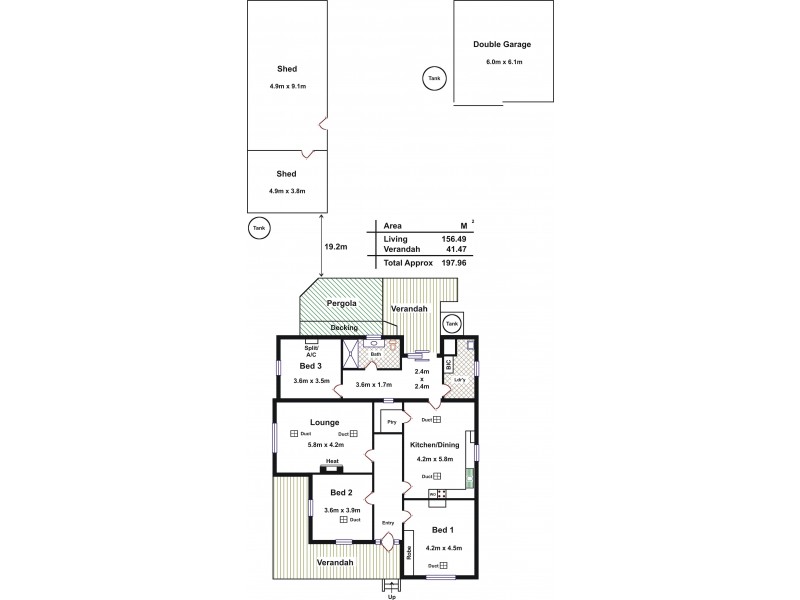48 Barwell Street, Eudunda SA 5374 Floorplan