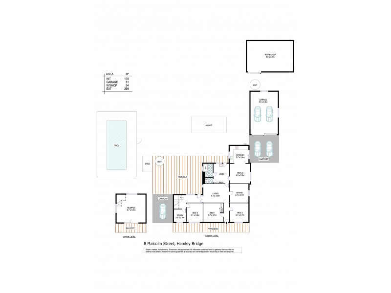 8 Malcolm Street, Hamley Bridge SA 5401 Floorplan