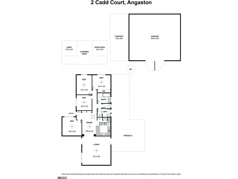 2 Cadd Court, Angaston SA 5353 Floorplan