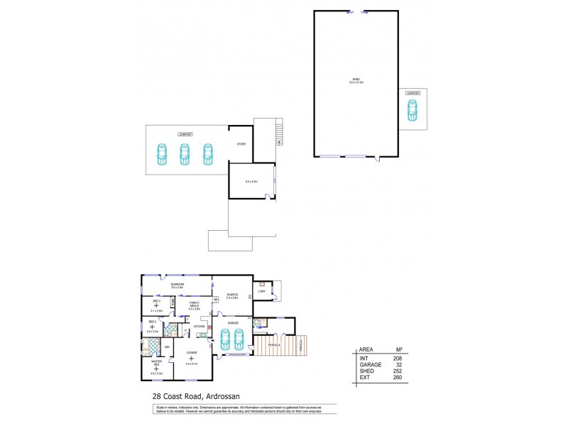 28 Main Coast Road, Ardrossan SA 5571 Floorplan