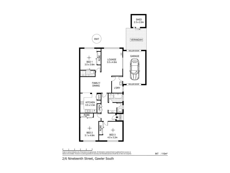 2/6 Nineteenth Street, Gawler SA 5118 Floorplan