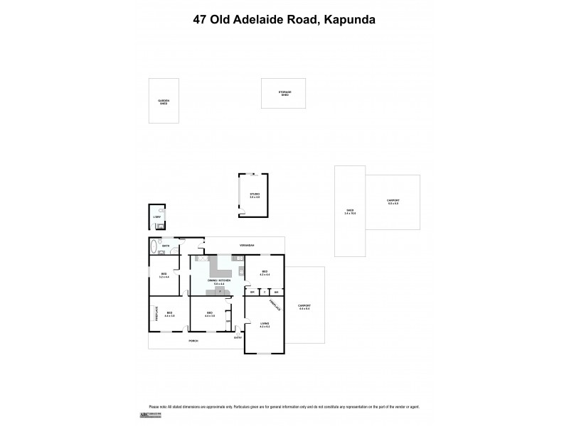 47 Old Adelaide Road, Kapunda SA 5373 Floorplan