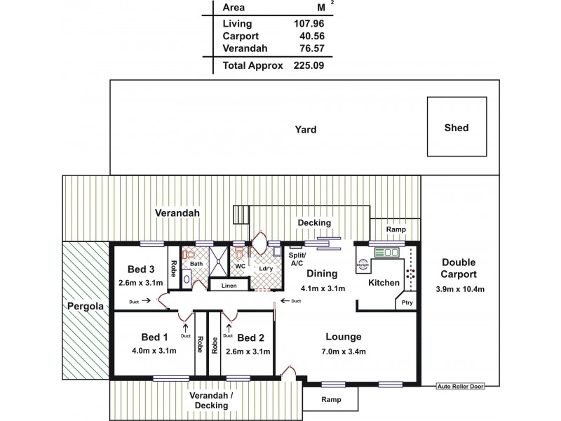Site 199 Silky Oak Elizabeth Village, Penfield SA 5121 Floorplan