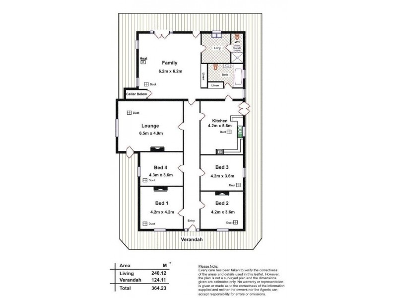 940 Light Pass Road, Vine Vale SA 5352 Floorplan