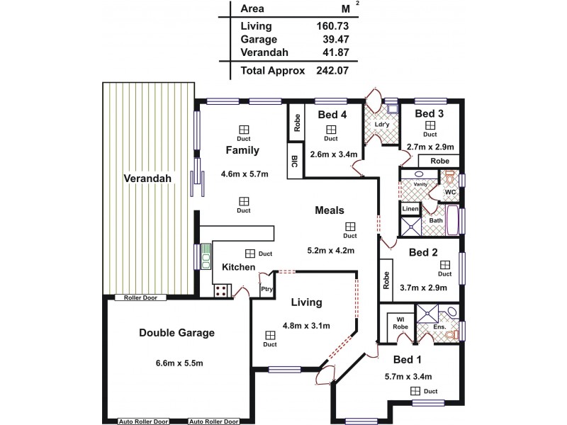 7 Hazelwood Place, Blakeview SA 5114 Floorplan