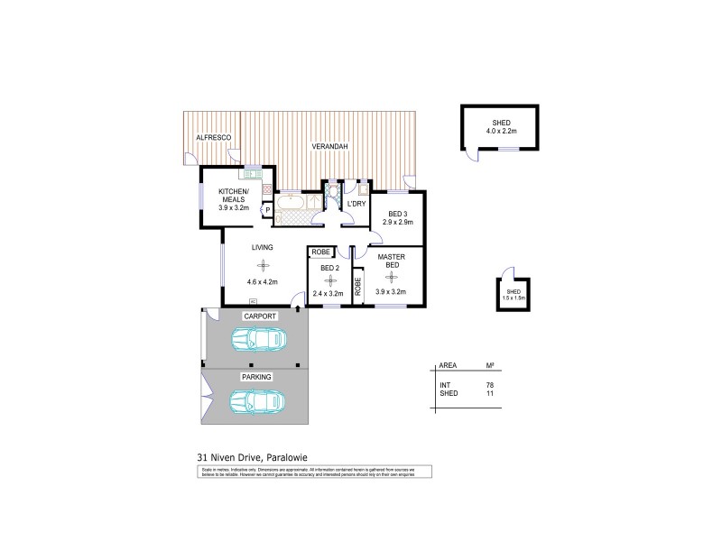 31 Niven Drive, Paralowie SA 5108 Floorplan