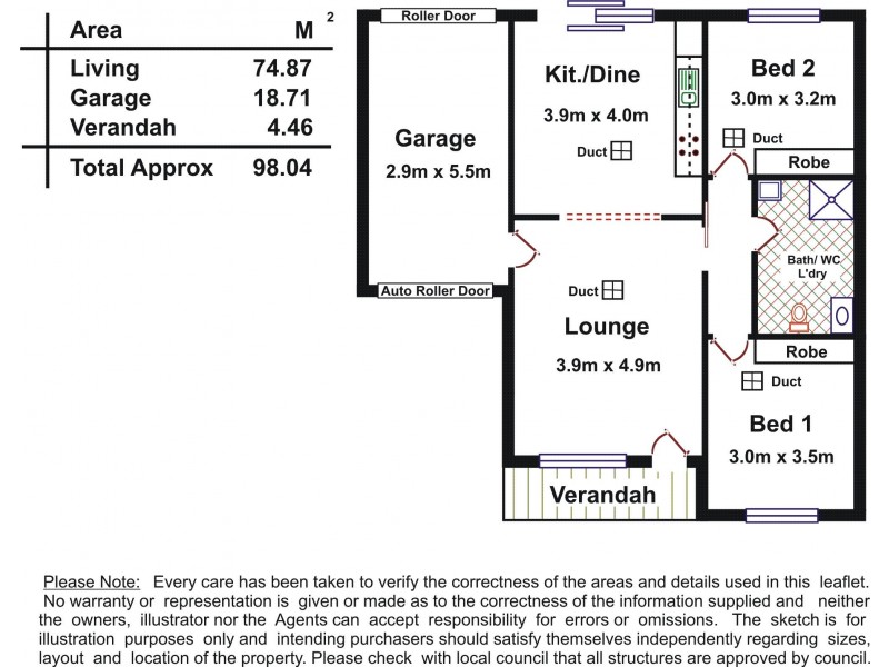 14 Marcona Road, Munno Para West SA 5115 Floorplan