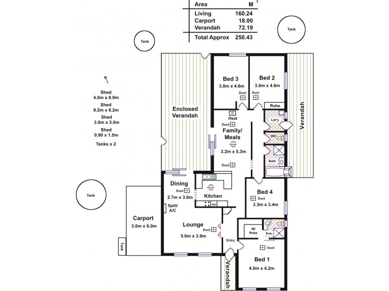 44 Adelaide Road, Kapunda SA 5373 Floorplan