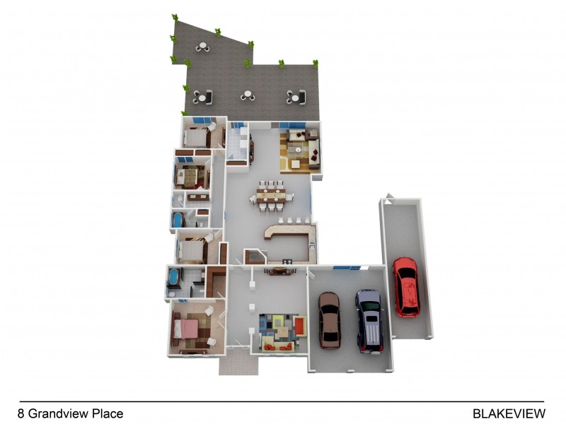 8 Grandview Place, Blakeview SA 5114 Floorplan