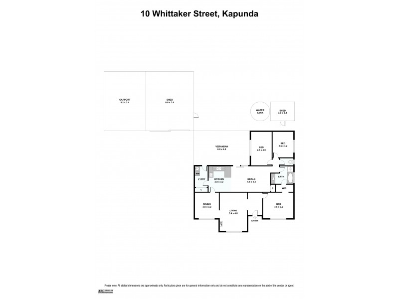 10 Whittaker Street, Kapunda SA 5373 Floorplan