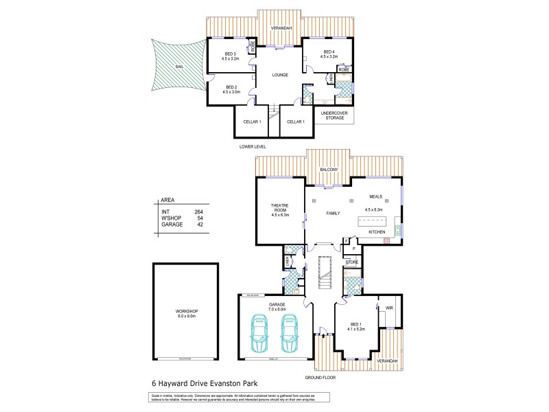 6 Hayward Drive, Evanston Park SA 5116 Floorplan
