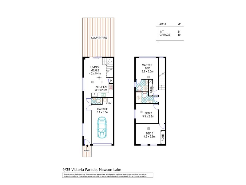 9/35 Victoria Parade, Mawson Lakes SA 5095 Floorplan
