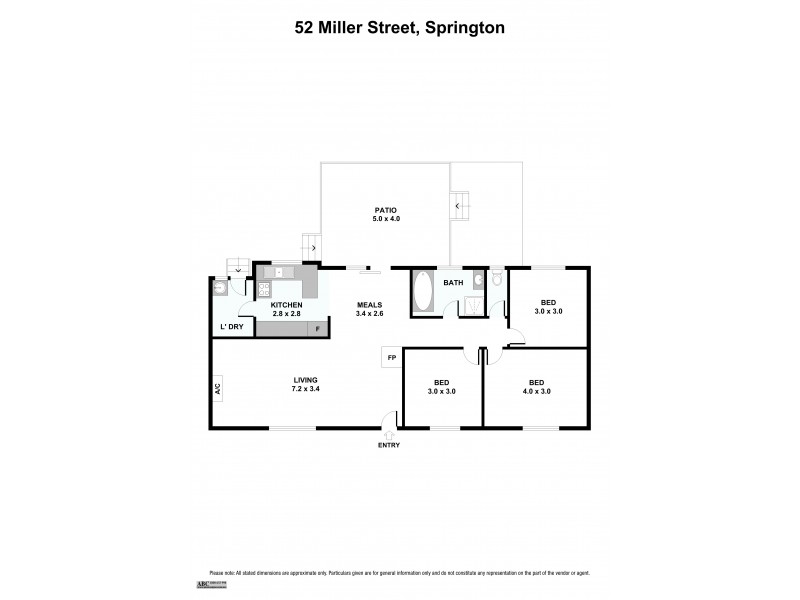 52 Miller Street, Springton SA 5235 Floorplan