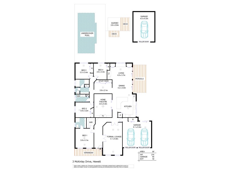 3 McKinlay Drive, Hewett SA 5118 Floorplan