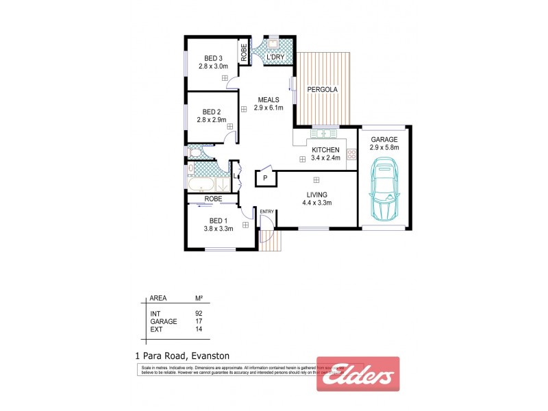 1 Para Road, Evanston SA 5116 Floorplan