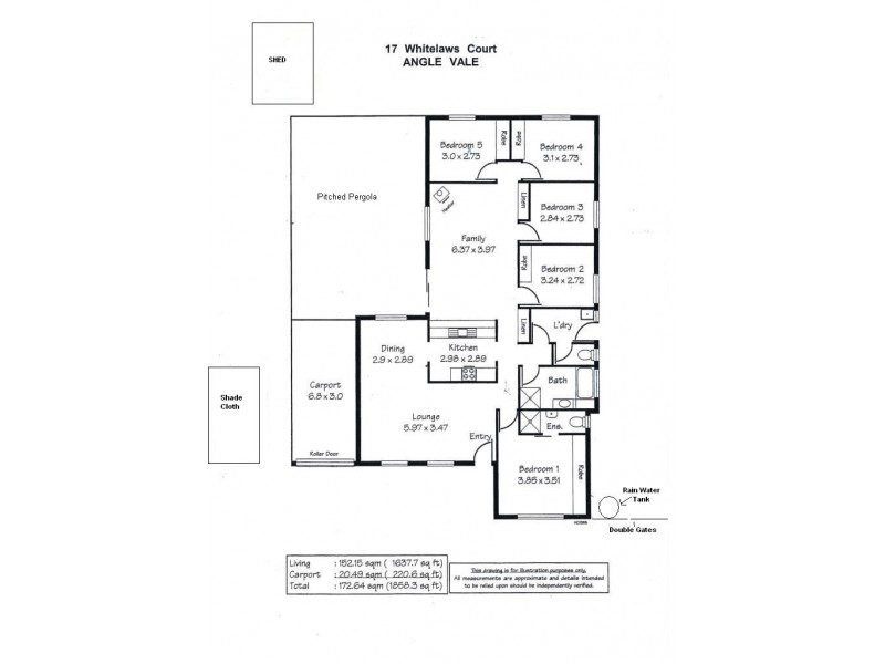 17 Whitelaws Court, Angle Vale SA 5117 Floorplan