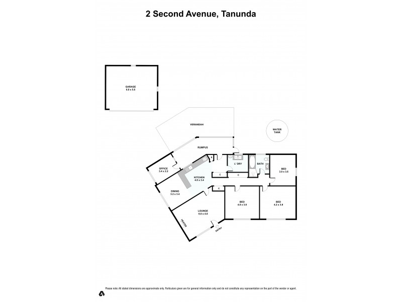 2 Second Ave, Tanunda SA 5352 Floorplan