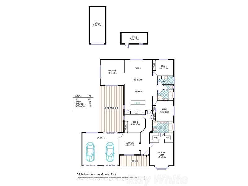 26 Deland Avenue, Gawler East SA 5118 Floorplan