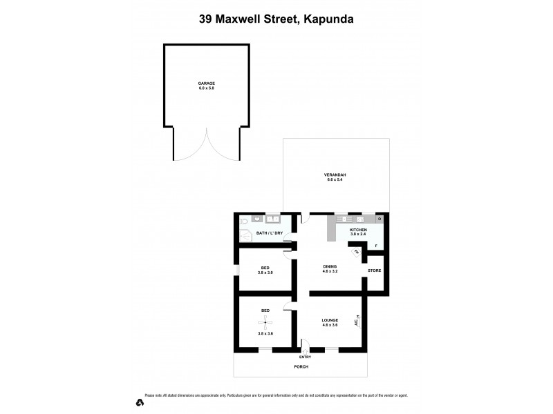 39 Maxwell Street, Kapunda SA 5373 Floorplan